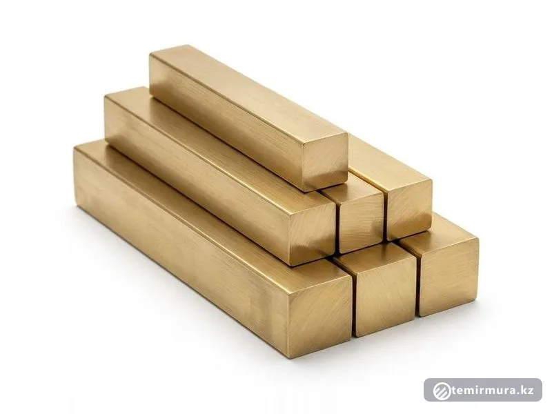 Латунный квадрат Л59 40х40 мм ГОСТ 2060-90